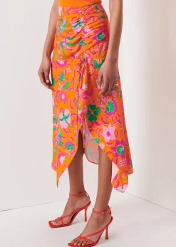 Women Derek Lam Dresses & Skirts<Alora Ruched Midi Skirt