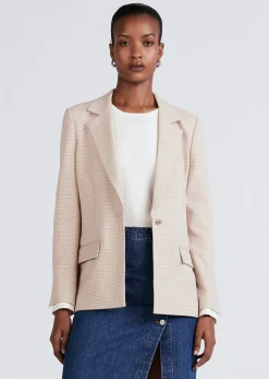 Women Derek Lam Jackets & Coats<Amal Single Breasted Combo Jacket