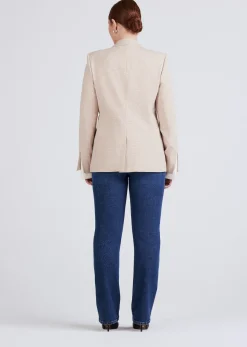 Women Derek Lam Jackets & Coats<Amal Single Breasted Combo Jacket