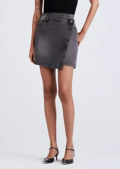 Women Derek Lam Denim<Ana Asymm Mini