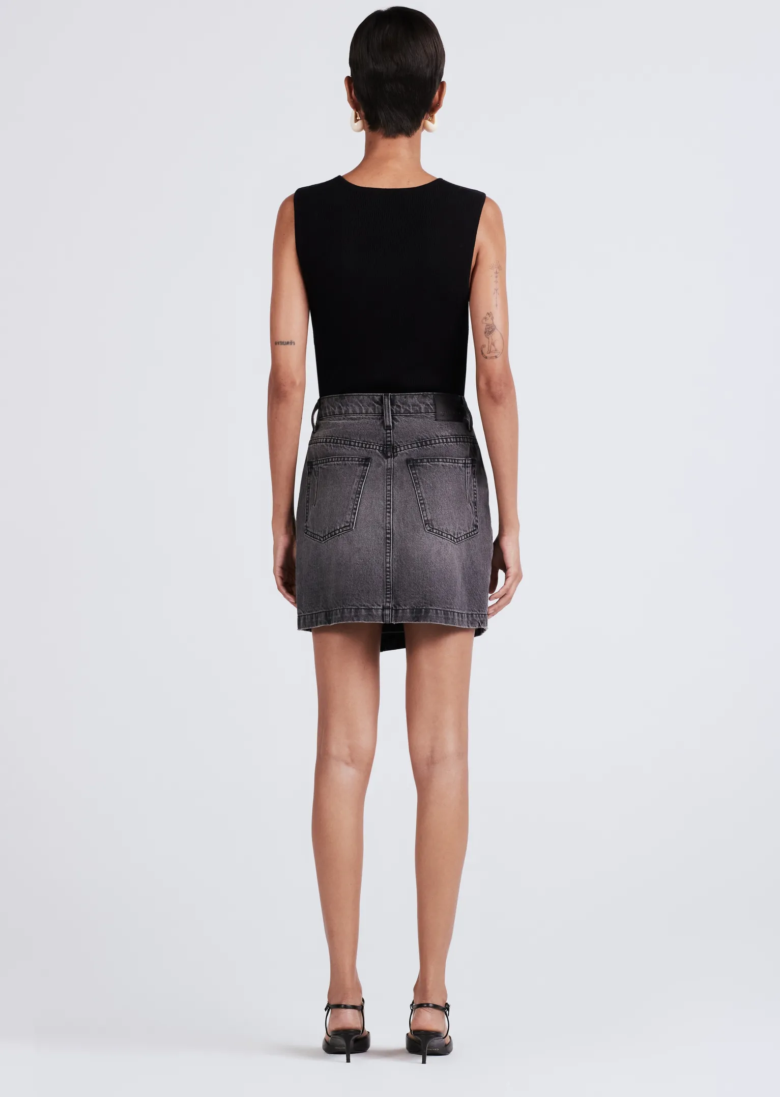 Women Derek Lam Denim<Ana Asymm Mini