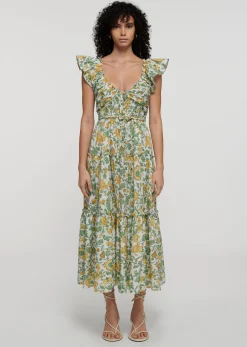 Women Derek Lam Dresses & Skirts<Anastasia Ruffle Maxi Dress