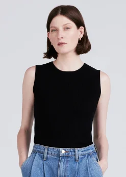 Women Derek Lam Essentials<Ariana Muscle Ribbed Sweater Tank