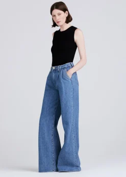 Women Derek Lam Essentials<Ariana Muscle Ribbed Sweater Tank
