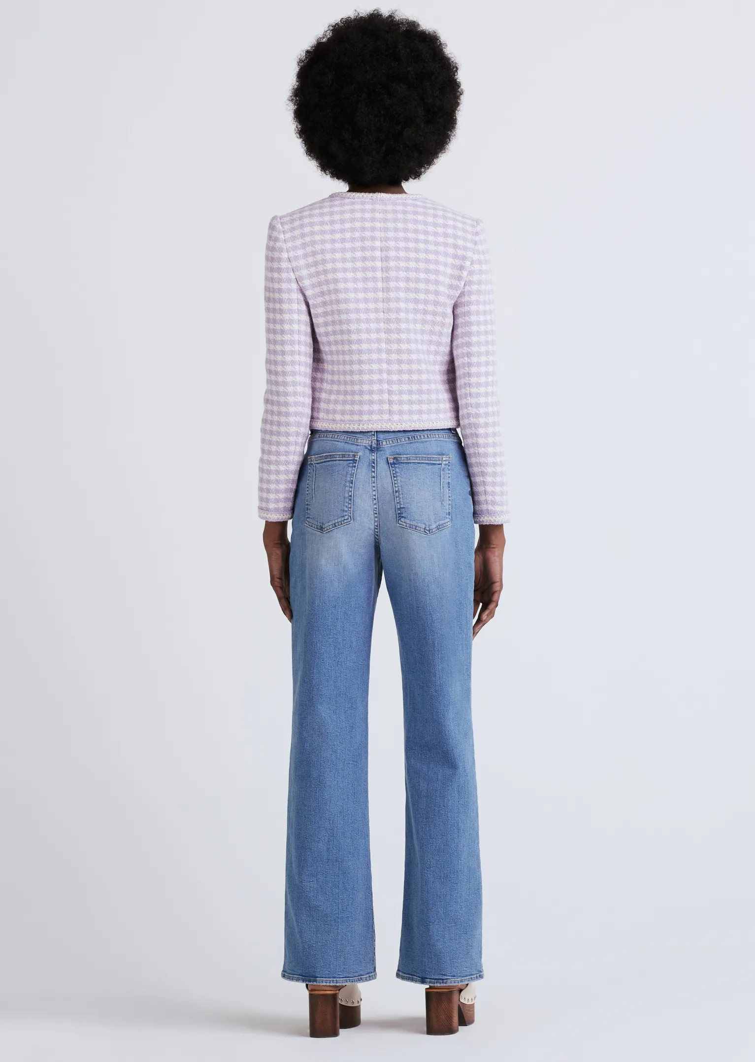 Women Derek Lam Jackets & Coats<Astrid V-Neck Crop Jacket