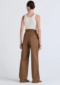 Women Derek Lam Pants & Shorts<Baxter Wide Leg Pleated Pants