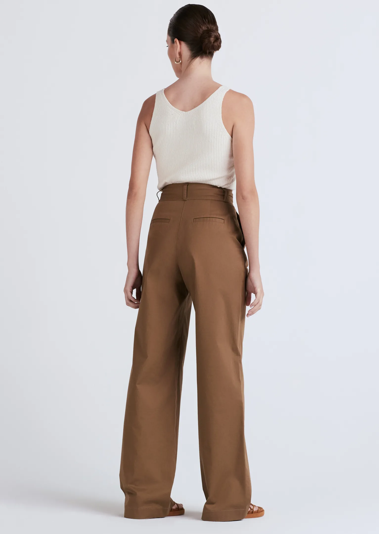 Women Derek Lam Pants & Shorts<Baxter Wide Leg Pleated Pants