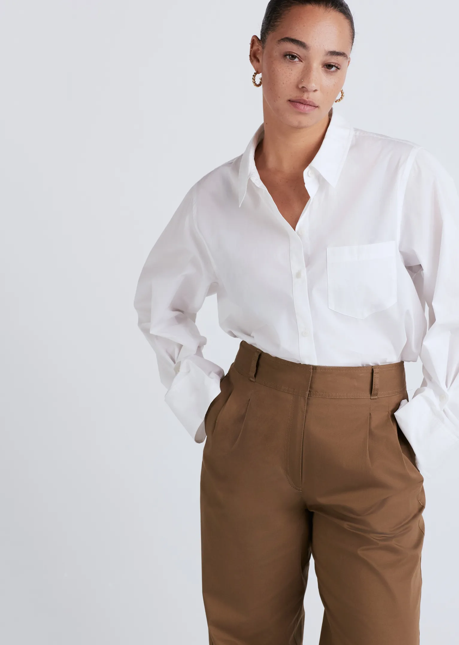Women Derek Lam Pants & Shorts<Baxter Wide Leg Pleated Pants