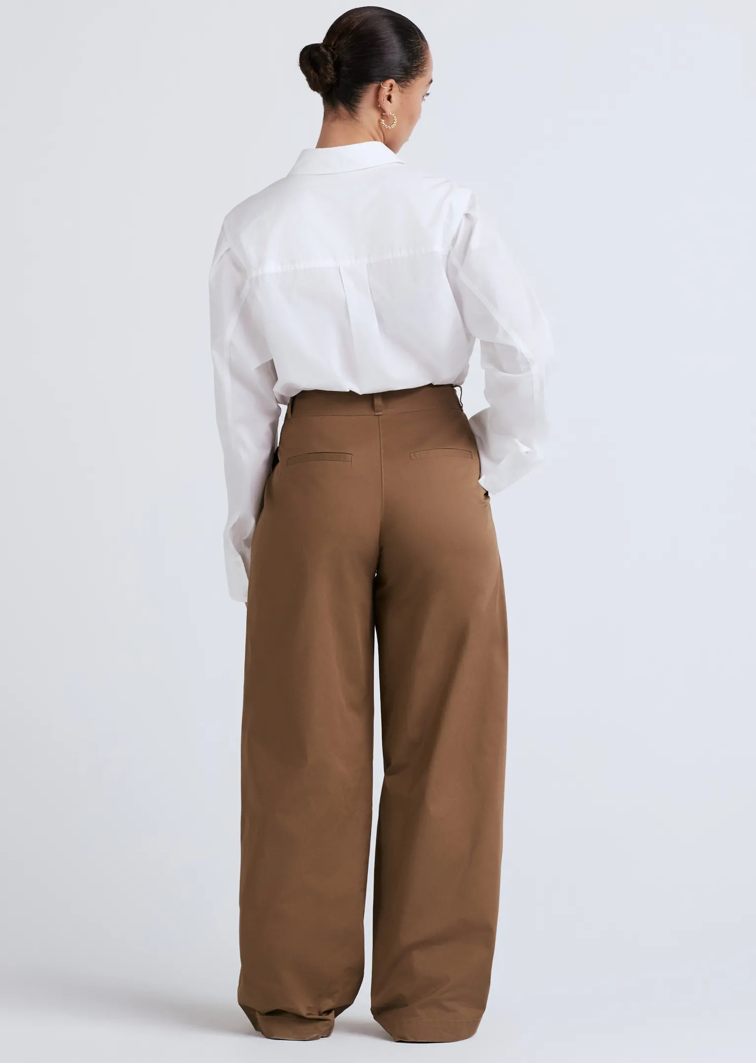 Women Derek Lam Pants & Shorts<Baxter Wide Leg Pleated Pants