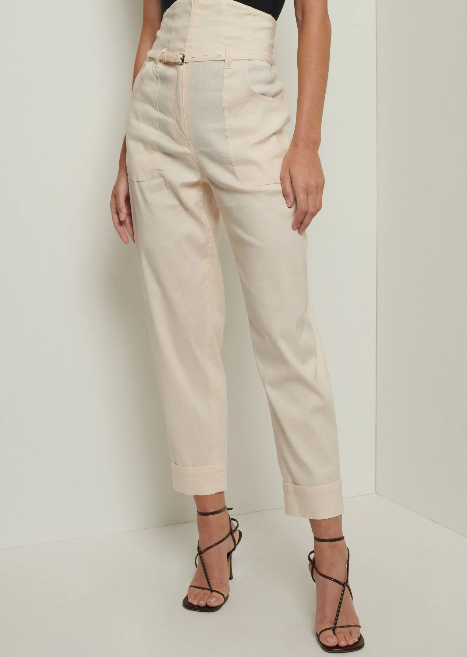 Women Derek Lam Pants & Shorts<Bex High Waist Utility Pants
