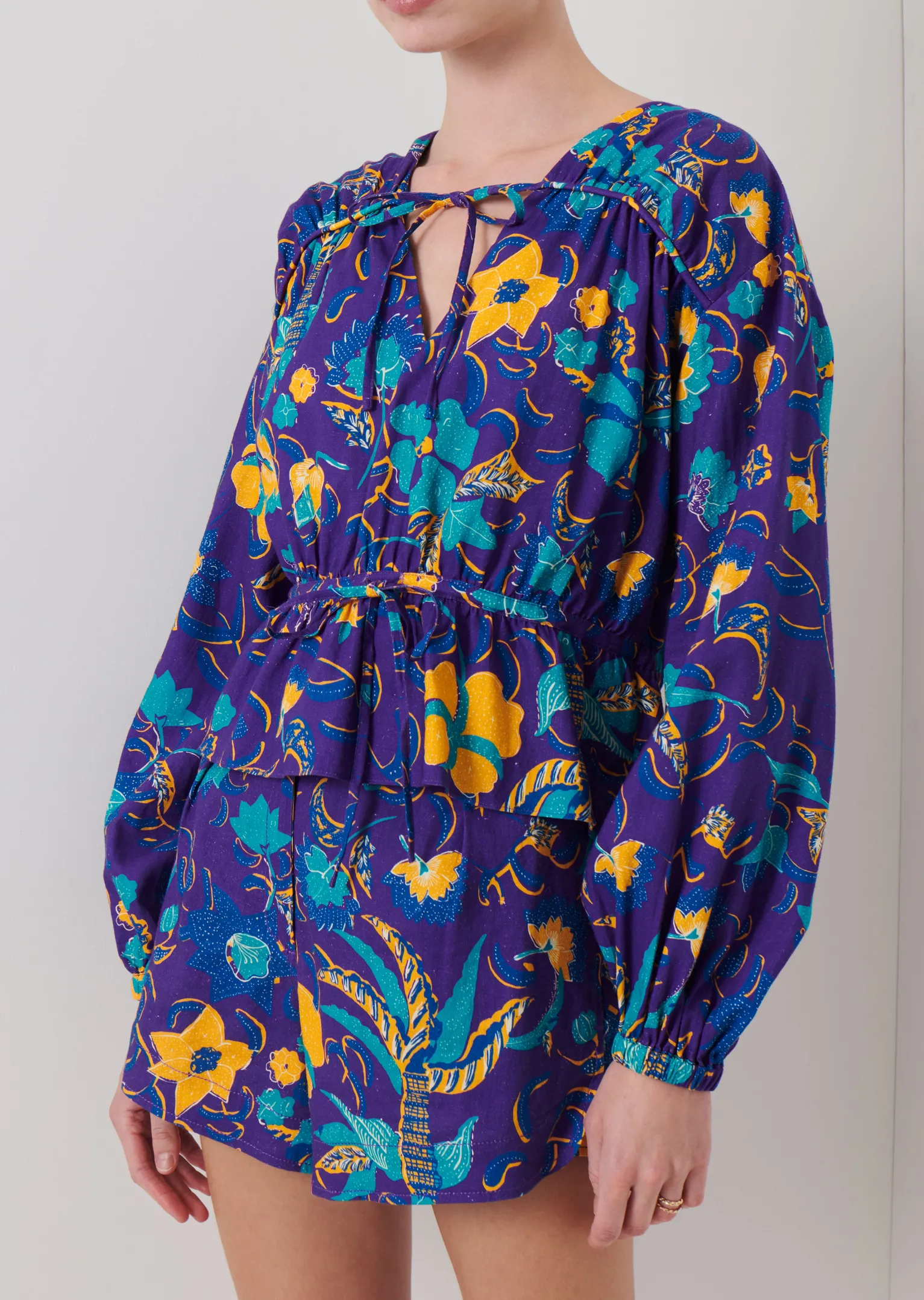 Women Derek Lam Tops<Breanna Long Sleeve Gathered Top
