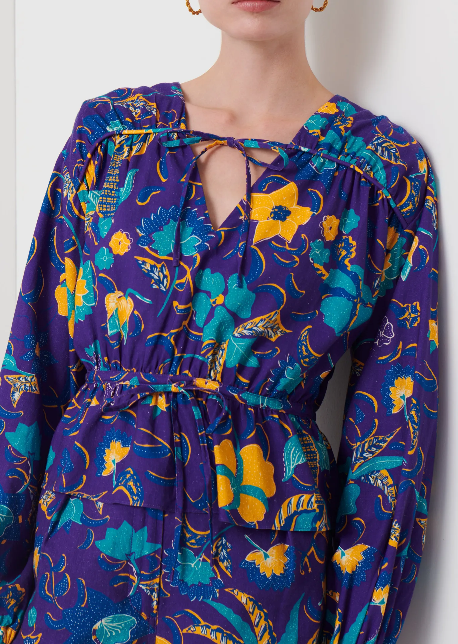 Women Derek Lam Tops<Breanna Long Sleeve Gathered Top