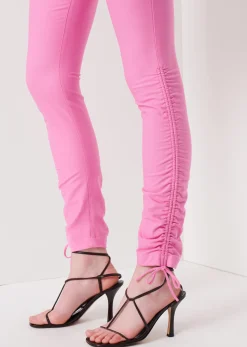 Women Derek Lam Pants & Shorts<Camryn Ruched Slim Pants