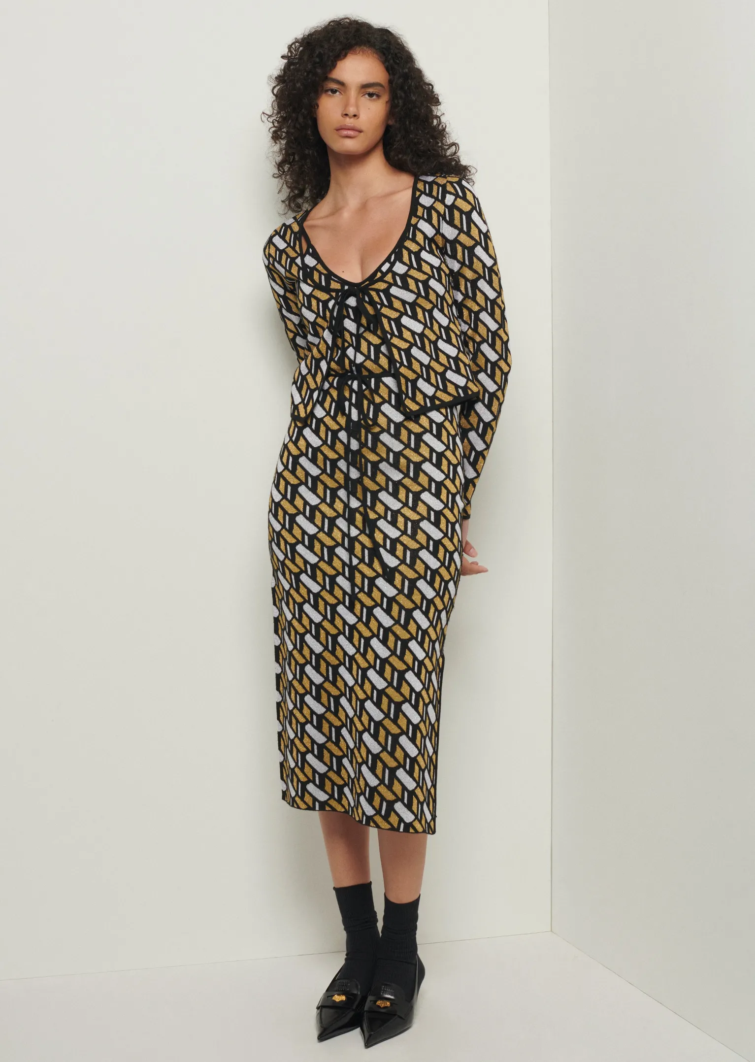 Women Derek Lam Sweaters<Carrie Crop Tie Cardigan