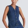Women Derek Lam Denim<Cassie Denim Vest