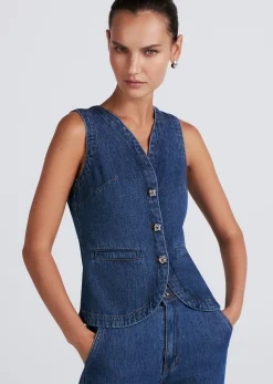 Women Derek Lam Denim<Cassie Denim Vest