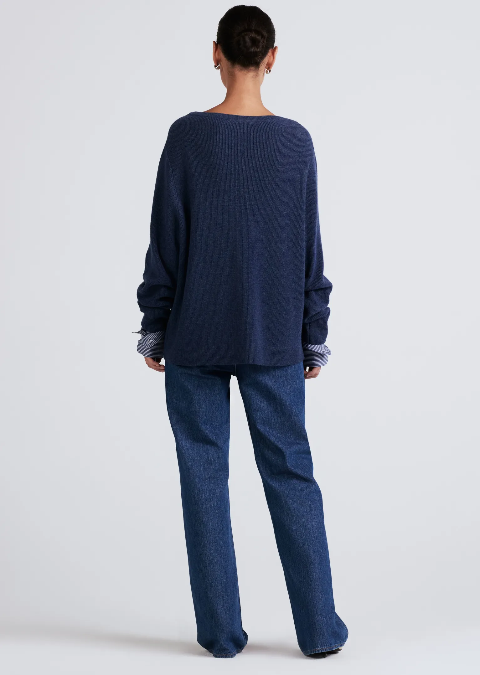 Women Derek Lam Sweaters<Cassie Mixed Media Sweater