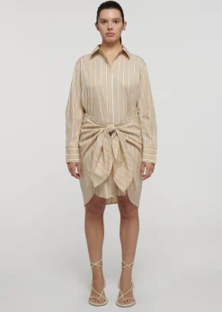 Women Derek Lam Dresses & Skirts<Charlotte Tie Waist Shirt Dress