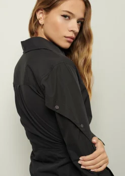 Women Derek Lam Essentials<Charlotte Tie Waist Shirt Dress