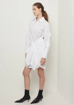 Women Derek Lam Essentials<Charlotte Tie Waist Shirt Dress