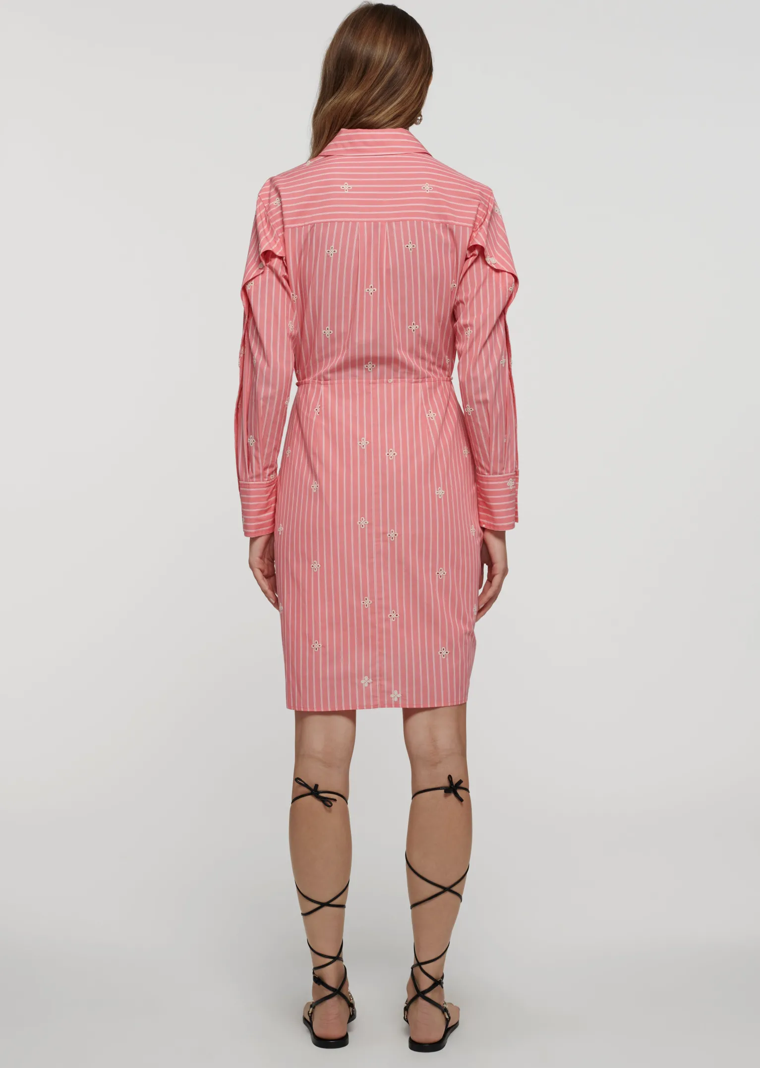 Women Derek Lam Dresses & Skirts<Charlotte Tie Waist Shirt Dress