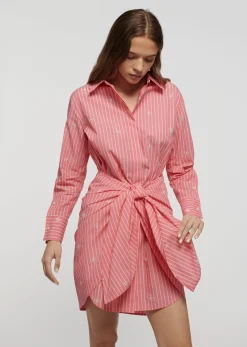 Women Derek Lam Dresses & Skirts<Charlotte Tie Waist Shirt Dress
