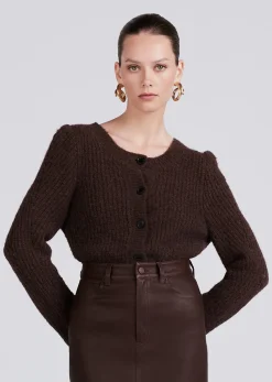 Women Derek Lam Sweaters<Cosmo Puff Sleeve Cardigan