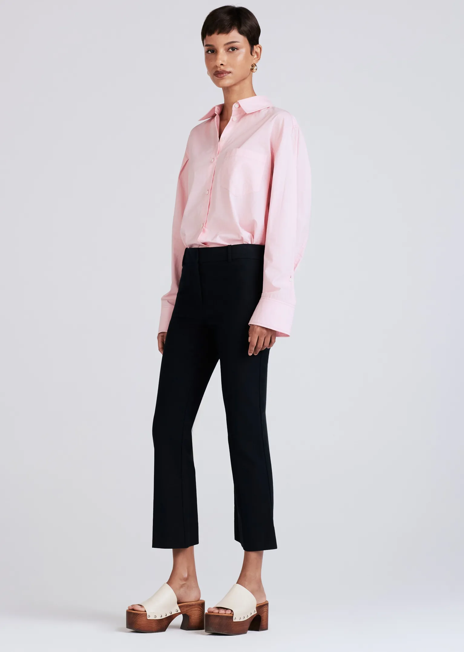 Women Derek Lam Pants & Shorts<Crosby Crop Flare Trouser