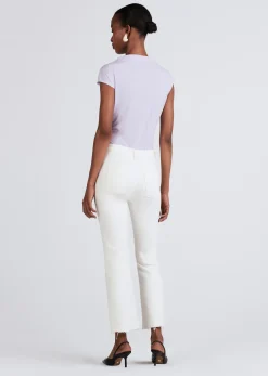 Women Derek Lam Denim<Crosby High Rise Crop Flare W/ Pintuck