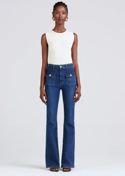 Women Derek Lam Denim<Crosby Patch Pocket Flare Jeans