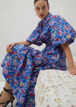 Women Derek Lam Dresses & Skirts<Dahlia Balloon Sleeve Shirt Dress