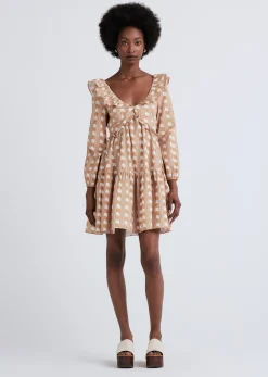 Women Derek Lam Dresses & Skirts<Daina V-Neck Ruffle Dress