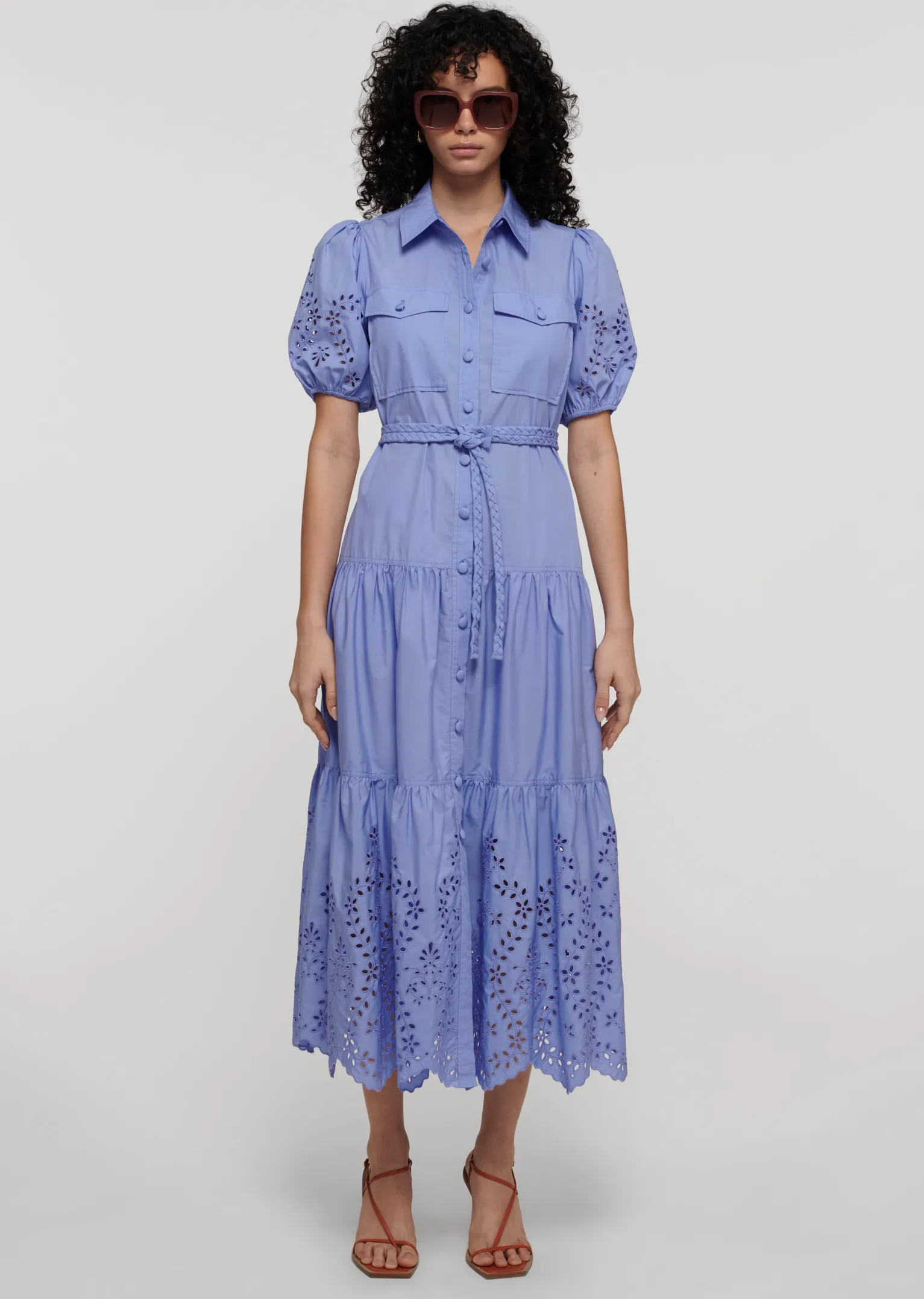 Women Derek Lam Dresses & Skirts<Daphne Embroidered Shirt Dress