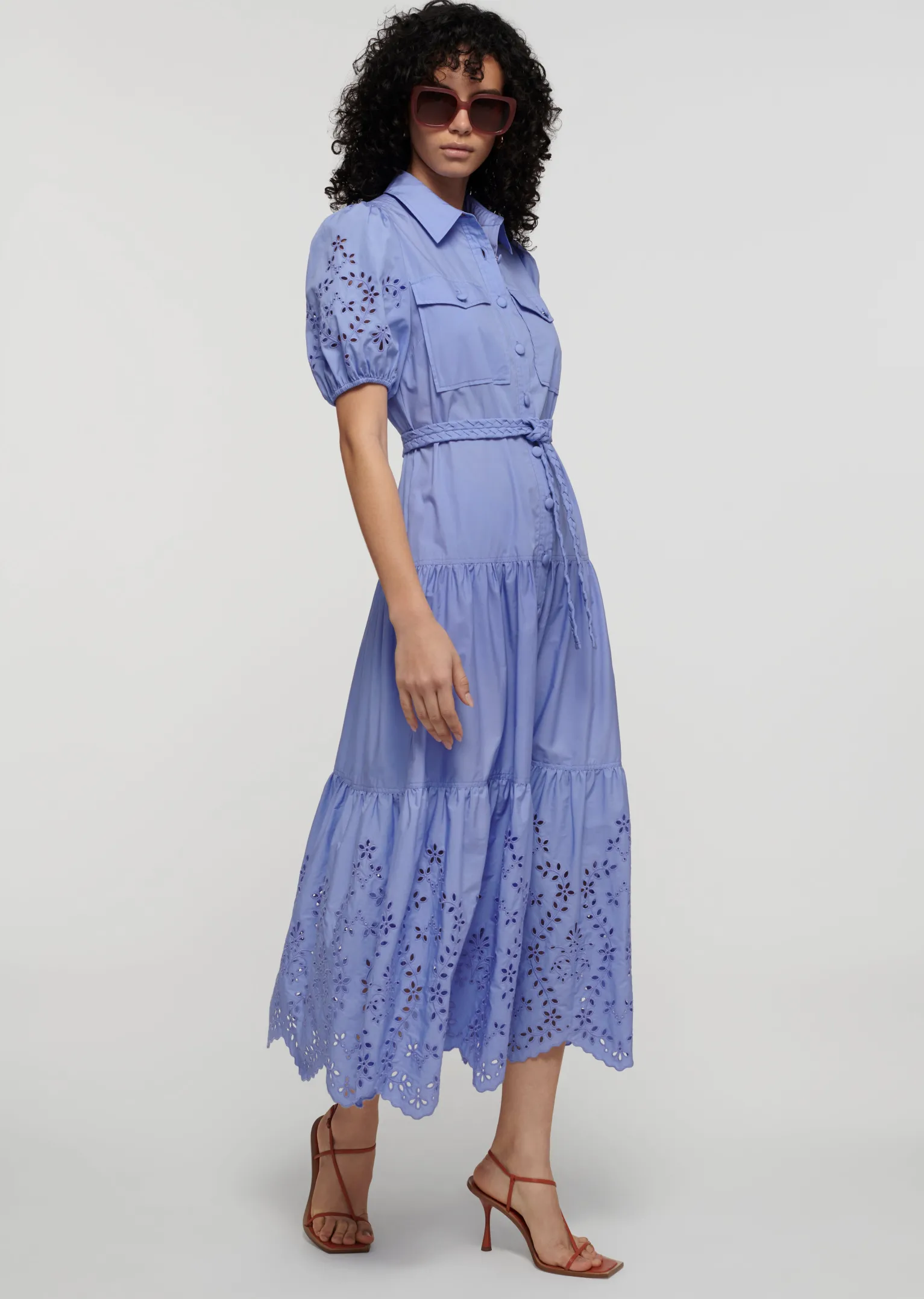 Women Derek Lam Dresses & Skirts<Daphne Embroidered Shirt Dress