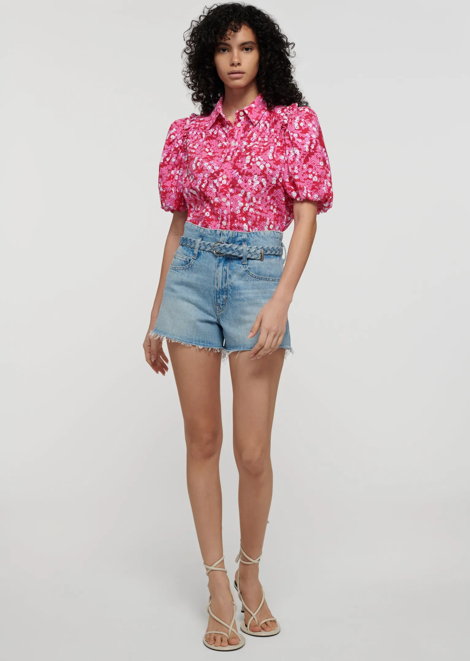 Women Derek Lam Tops<Daria Balloon Sleeve Shirt
