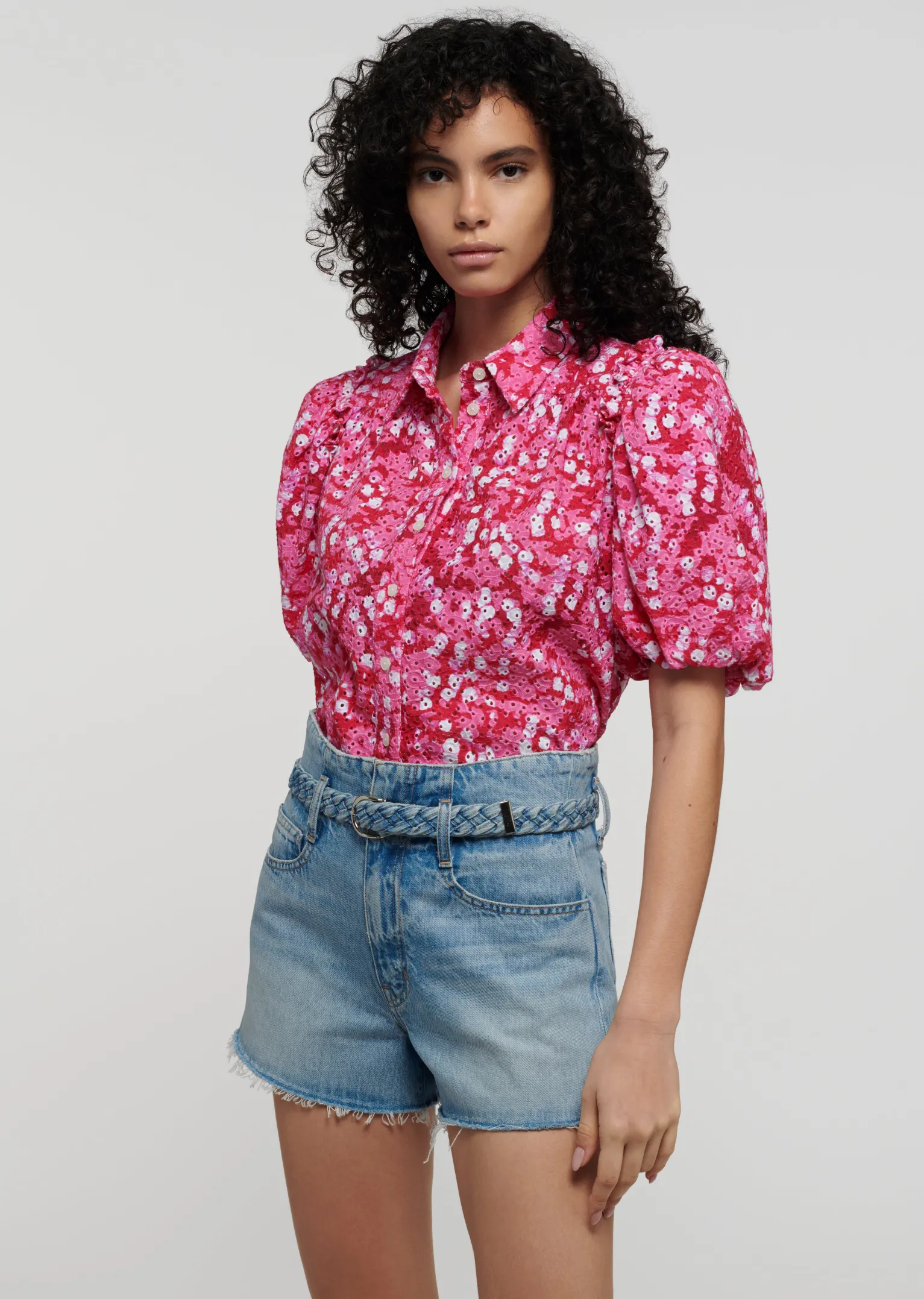Women Derek Lam Tops<Daria Balloon Sleeve Shirt