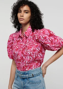 Women Derek Lam Tops<Daria Balloon Sleeve Shirt