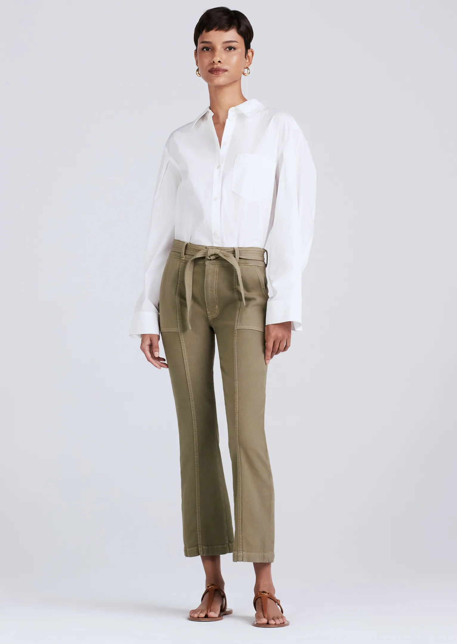 Women Derek Lam Pants & Shorts<Dean Utility Flare