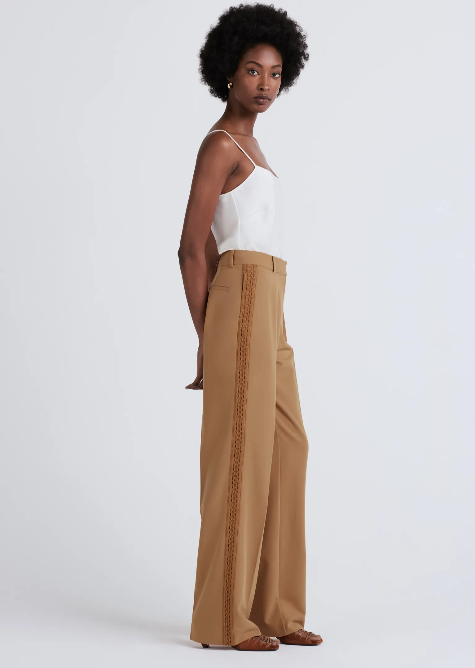 Women Derek Lam Pants & Shorts<Delta Wide Leg Trousers