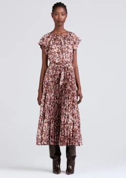 Women Derek Lam Dresses & Skirts<Demetria Flutter Sleeve Midi Dress