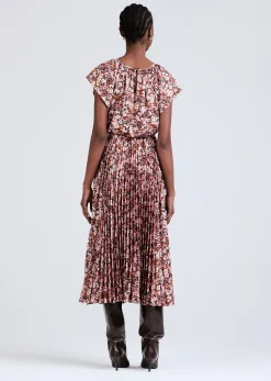 Women Derek Lam Dresses & Skirts<Demetria Flutter Sleeve Midi Dress