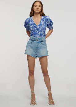 Women Derek Lam Pants & Shorts<Dion Paper Bag Cut Off Shorts