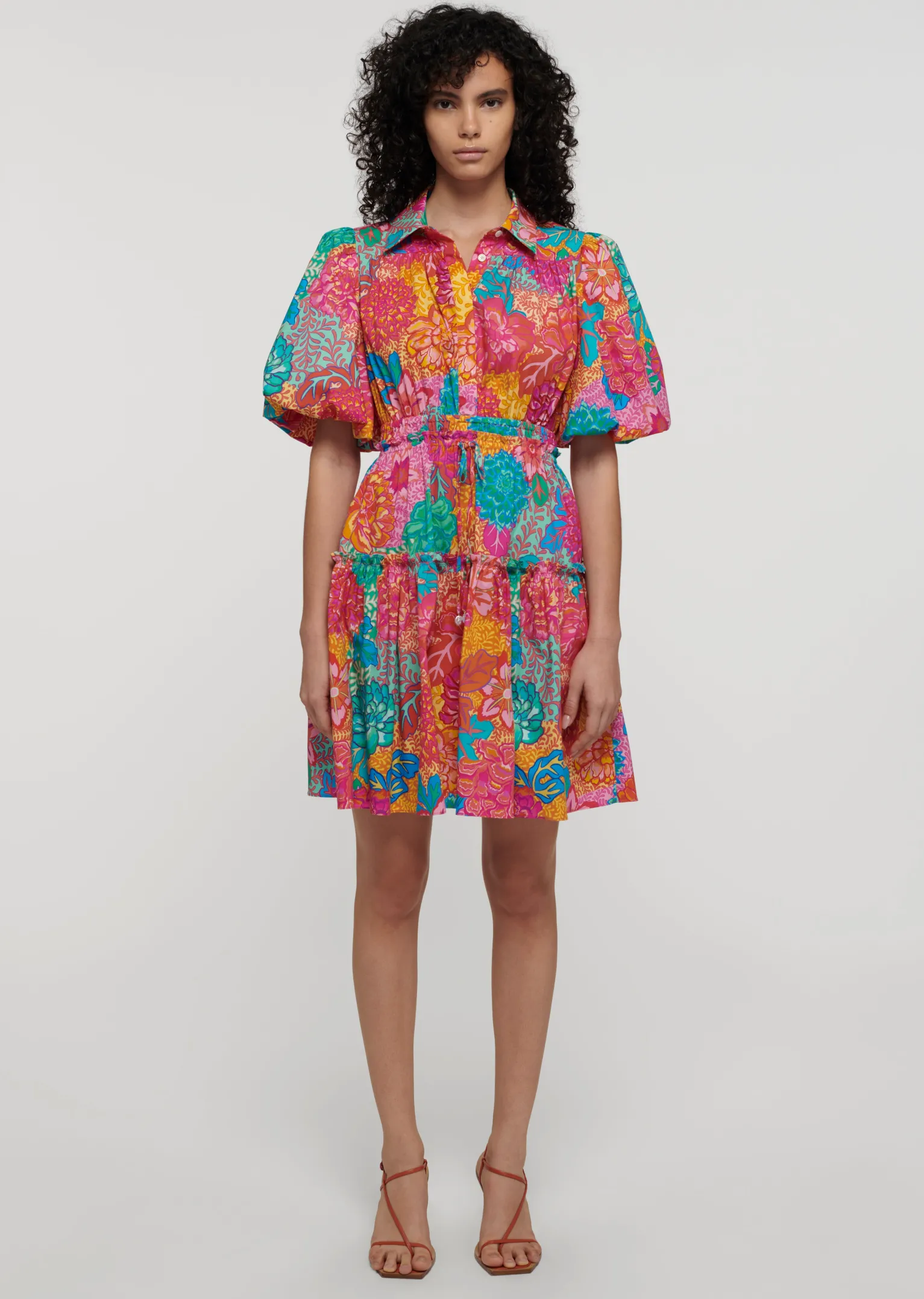 Women Derek Lam Dresses & Skirts<Doha Balloon Sleeve Shirt Dress