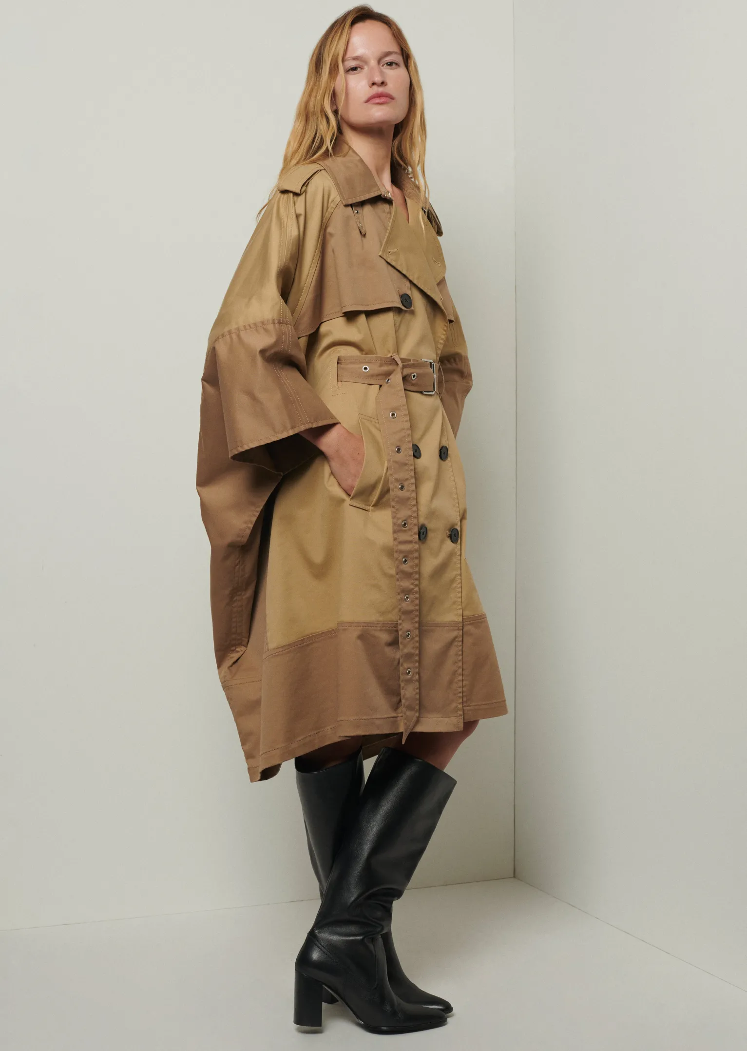 Women Derek Lam Jackets & Coats<Douglas Trench Cape