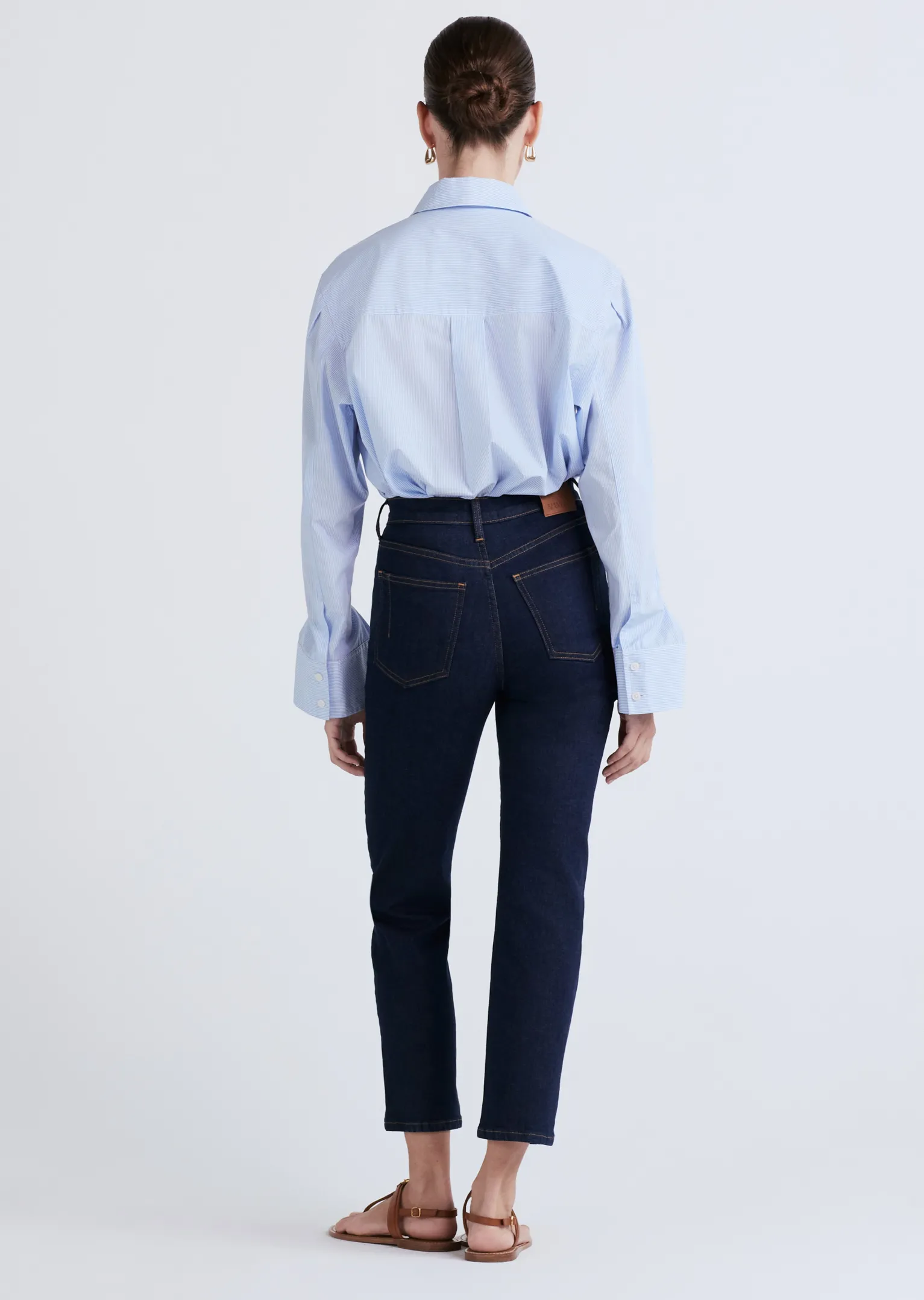 Women Derek Lam Pants & Shorts<Drew High Rise Crop Straight