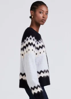 Women Derek Lam Tops<Elani Fair Isle Cardigan