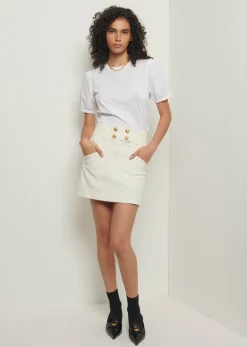 Women Derek Lam Essentials<Eva Puff Sleeve T-Shirt