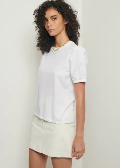 Women Derek Lam Essentials<Eva Puff Sleeve T-Shirt