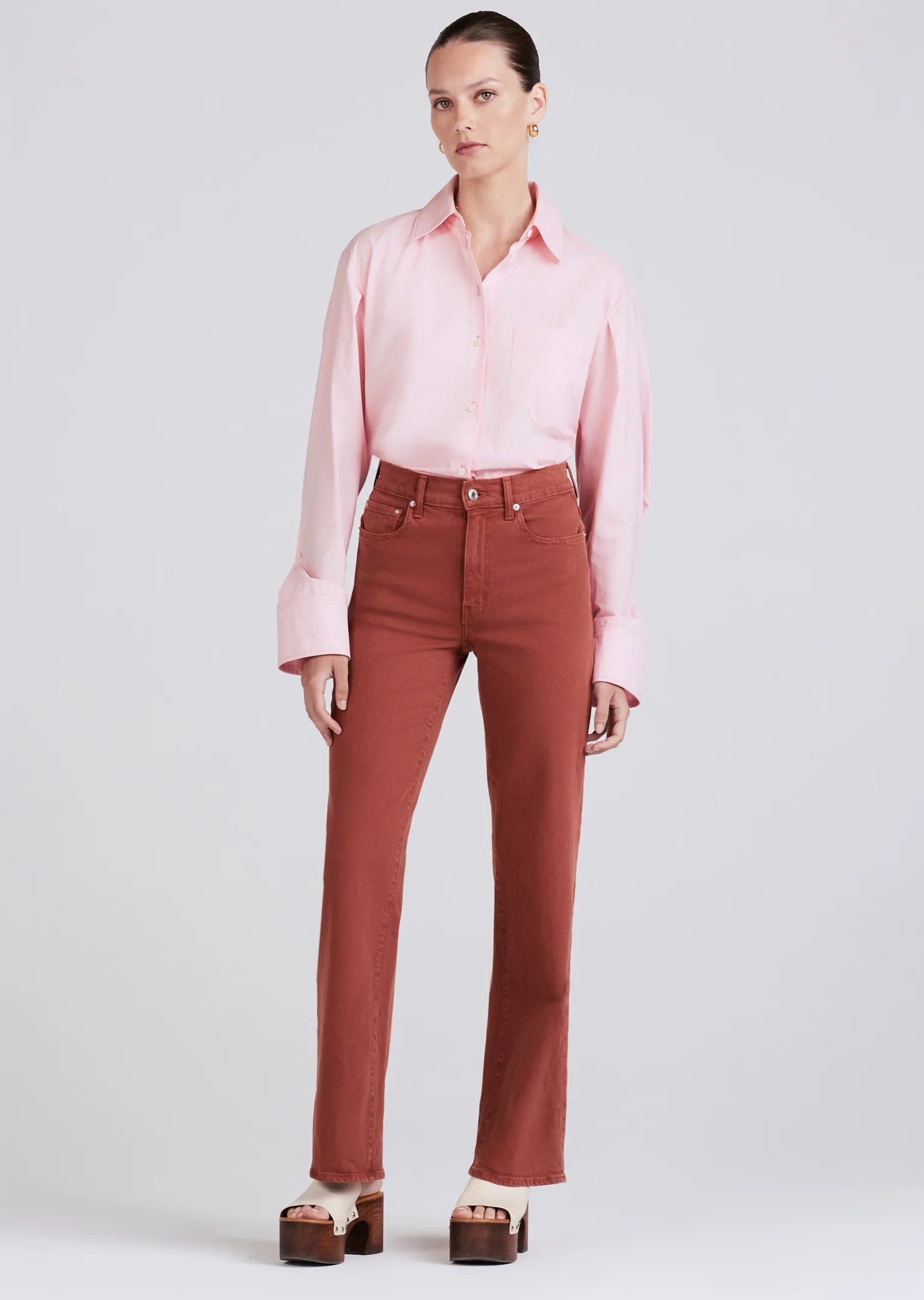Women Derek Lam Pants & Shorts<Faye High Rise Wide Leg