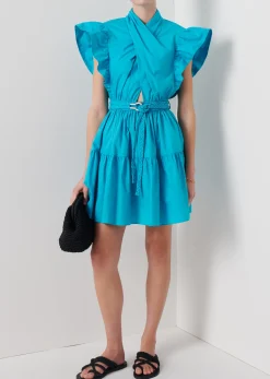 Women Derek Lam Dresses & Skirts<Finn Ruffle Wrap Dress
